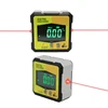 Digital Protractor Laser USB Inclinometer 360° Level Angle Finder High Precision Goniometer Magnet Tilt Measuring Tools 3