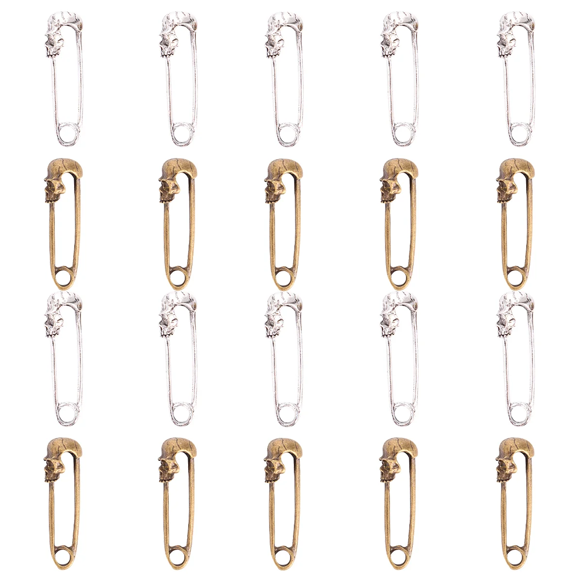 

20pcs Brooch Pin Metal Pin Brooch Safety Safety Pin Brooches for Craft Sewing Clothing Dresses Decor