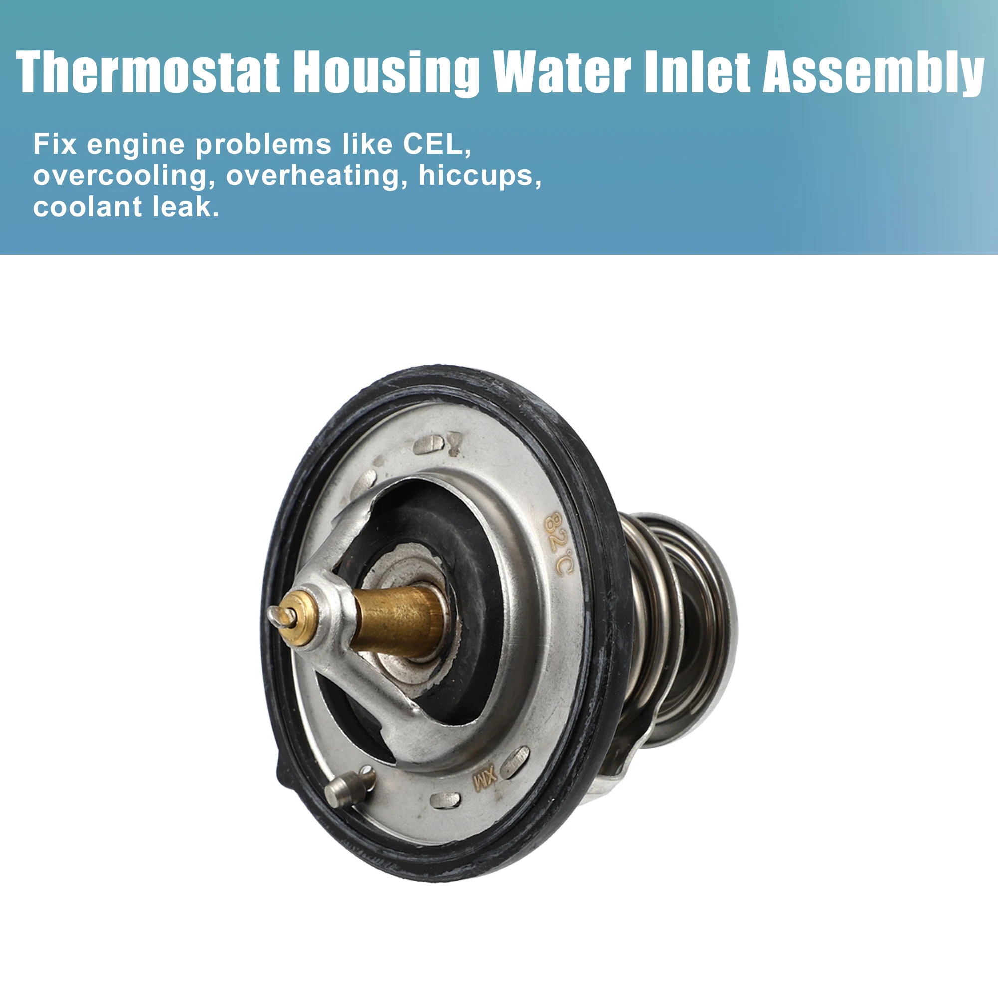 

X Autohaux корпус термостата охлаждающей жидкости автомобильного двигателя в сборе для Kia Forte 5 Koup Soul для Hyundai Elantra Tucson Elantra GT запчасти