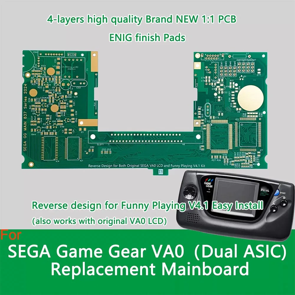 2024 Reverse Engineering MainBoard Blank PCB Board For SEGA Game