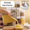 Pasta Storage Box Transparent Plastic Grain Seal Tank Spaghetti Storage Container Moisture-Proof Snack Jar Kitchen Food Tank 5