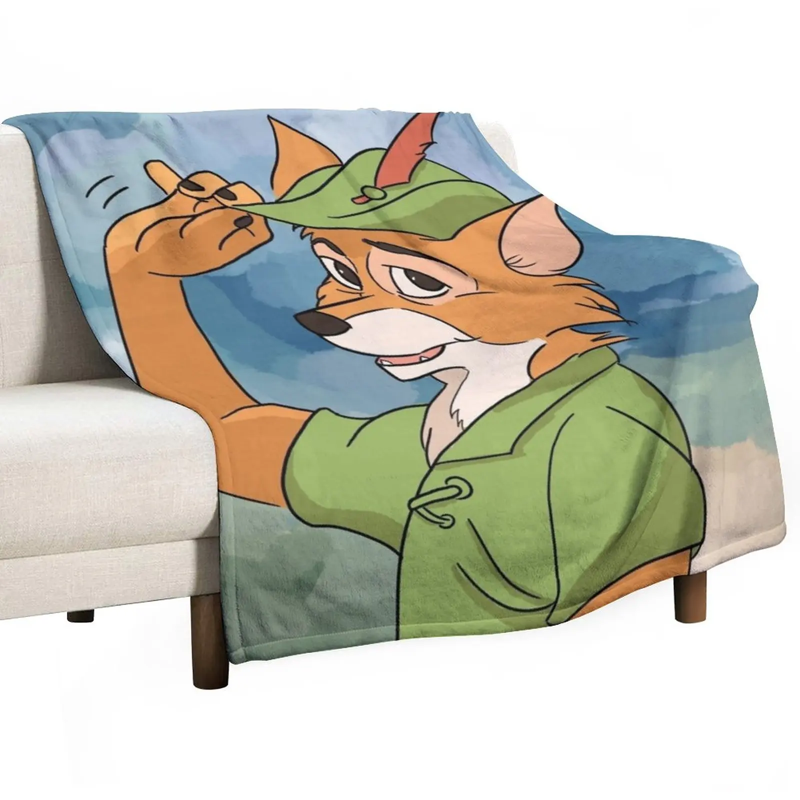 

Robin Hood Throw Blanket For Sofa fluffy blanket Fluffy Shaggy Blanket Luxury Thicken Blanket