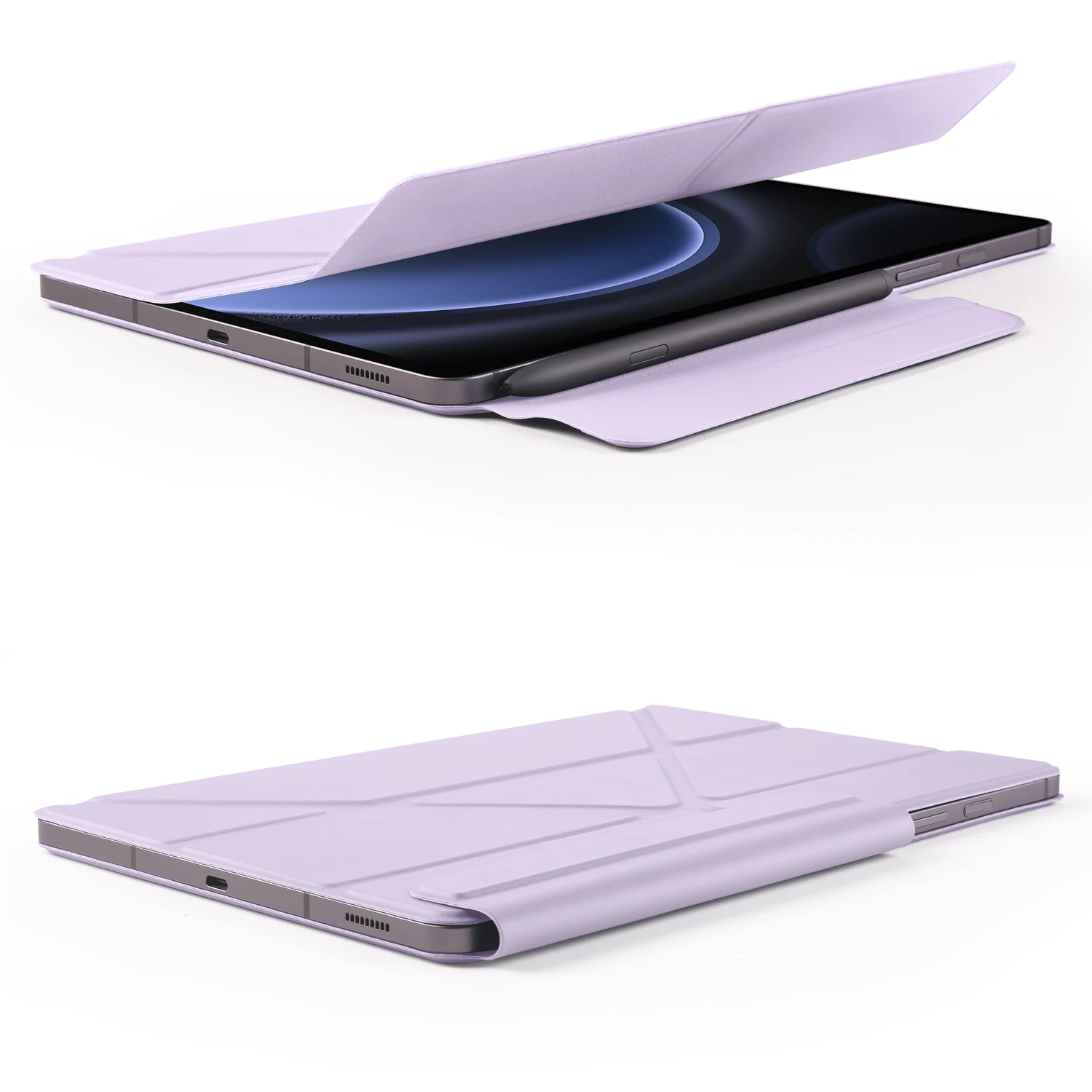 Magnetic Multi-Angle Folding Tablet Case with Enhanced Protection
