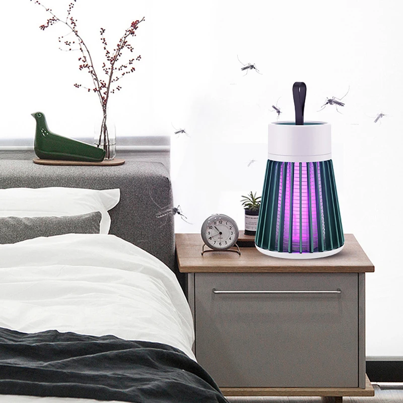 Lampada Elettrica Usb Antizanzare Ricaricabile Anti Moustique Lampe Anti Zanzare Insetto Muggen Fly Trap Repellente Mata Moscas