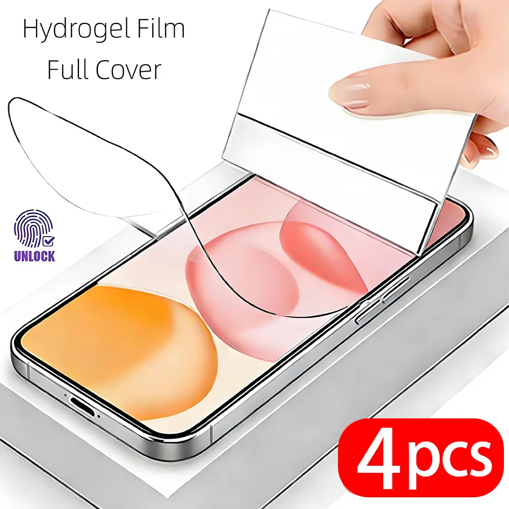 Premium Hydrogel Film Screen Protectors - Soft and Durable Shield for Smartphones (1-5 Pack)