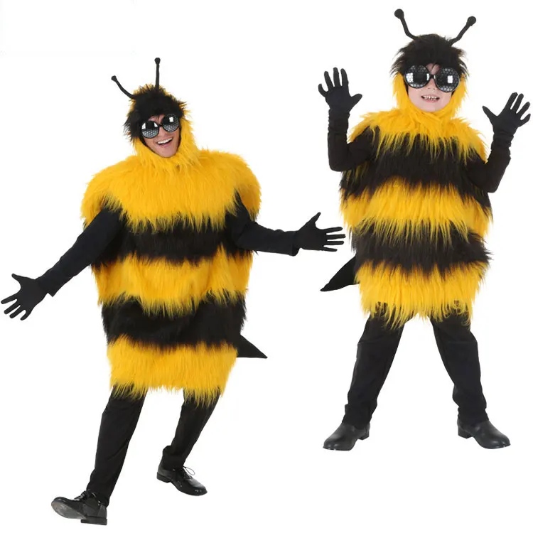 

Ye's Halloween show animals insects adults toddlers children stinging bees bumblebees Hu Feng costumes cute round costumes