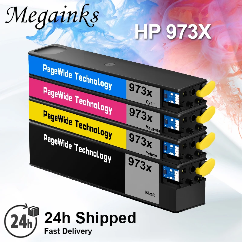 

Картридж для принтера HP 973 973X 973XL, 4 цвета/комплект