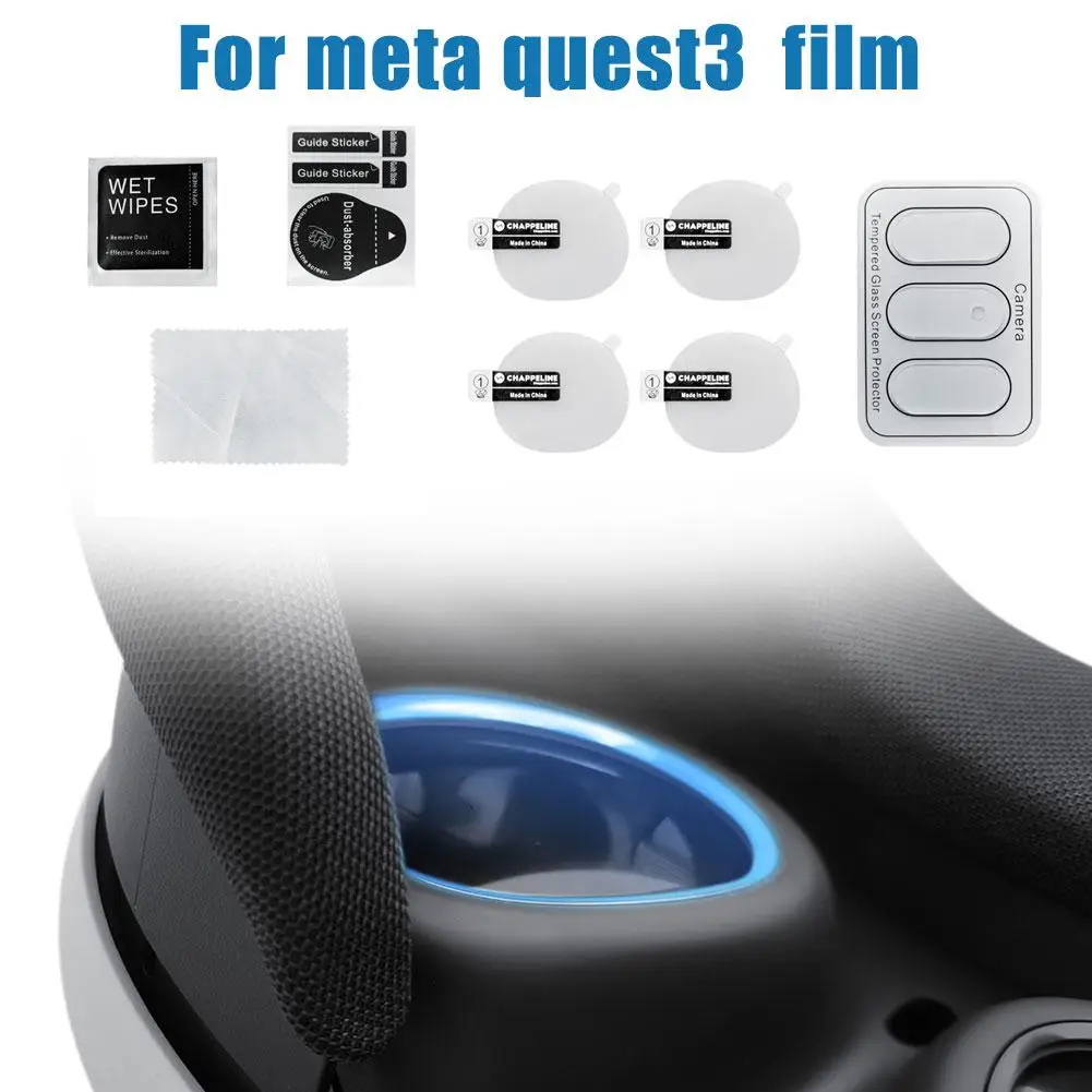 Camera Lens Protector for Meta Quest 3 Lens Tempered Glass for Meta Quest3 Camera Anti-Scratch Protection Film Accessories Y8L6