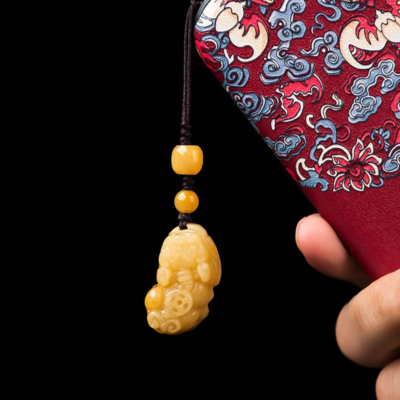 

Maichuang/natural /Wold Wire Jade/ Pi Xiu Necklace Pendant Fashion and Elegant Personality Charm Jewelry Couple Gift Amulet