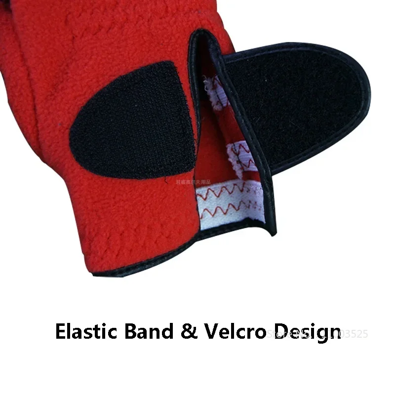 1 Pair Women Men Plush Anti-slip Granules Golf Gloves Unisex Thicken Keep Warm Sport Mittens Winter Soft Left Right Hand Gloves 3