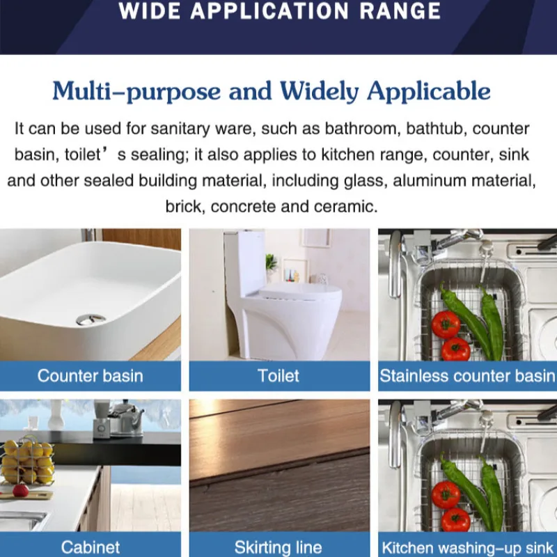 Glass Mosaic Joint Filler AntiMold and Neutral Sealing Solution for Interior Decoration