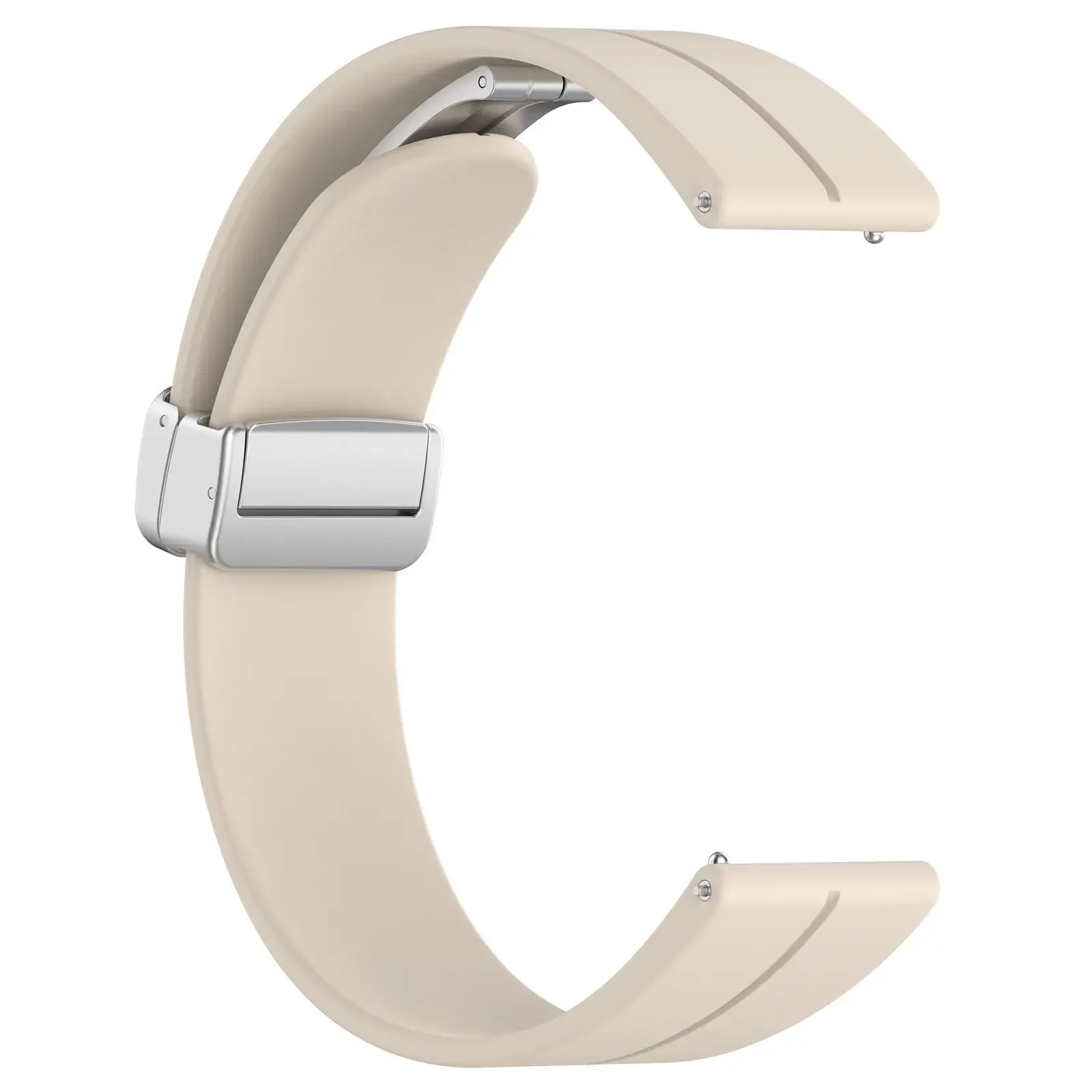 Magnetic Folding Buckle Silicone Band - Universal Fit, 20-22mm Strap