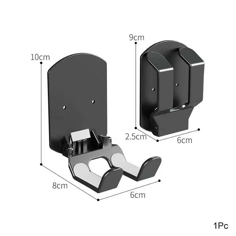Universal Adhesive Headphone Wall Mount and Under-Desk Holder