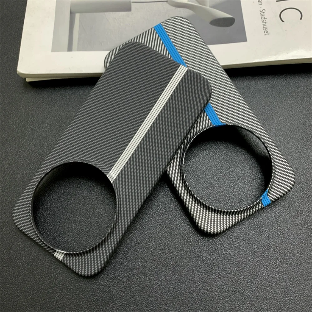 Sleek Carbon Fiber Pattern Frameless Phone Case - Shockproof Cover