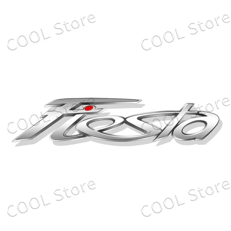 Sleek 3D Chrome Metal Car Emblem Styling Decal Badge
