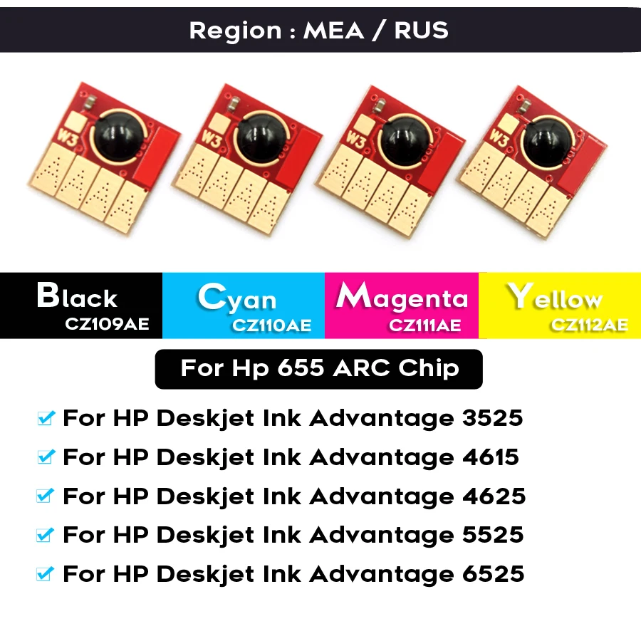 Auto Reset ARC Chip 178 XL 364 XL 564 862 655 920 for HP 5520 5521 5522 5524 5525 5510 B11a B11b B11g Printer