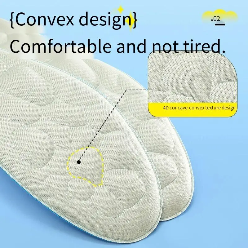 Military training insole Soft sole For men and women Anti odor sweat absorption Thick and comfortable