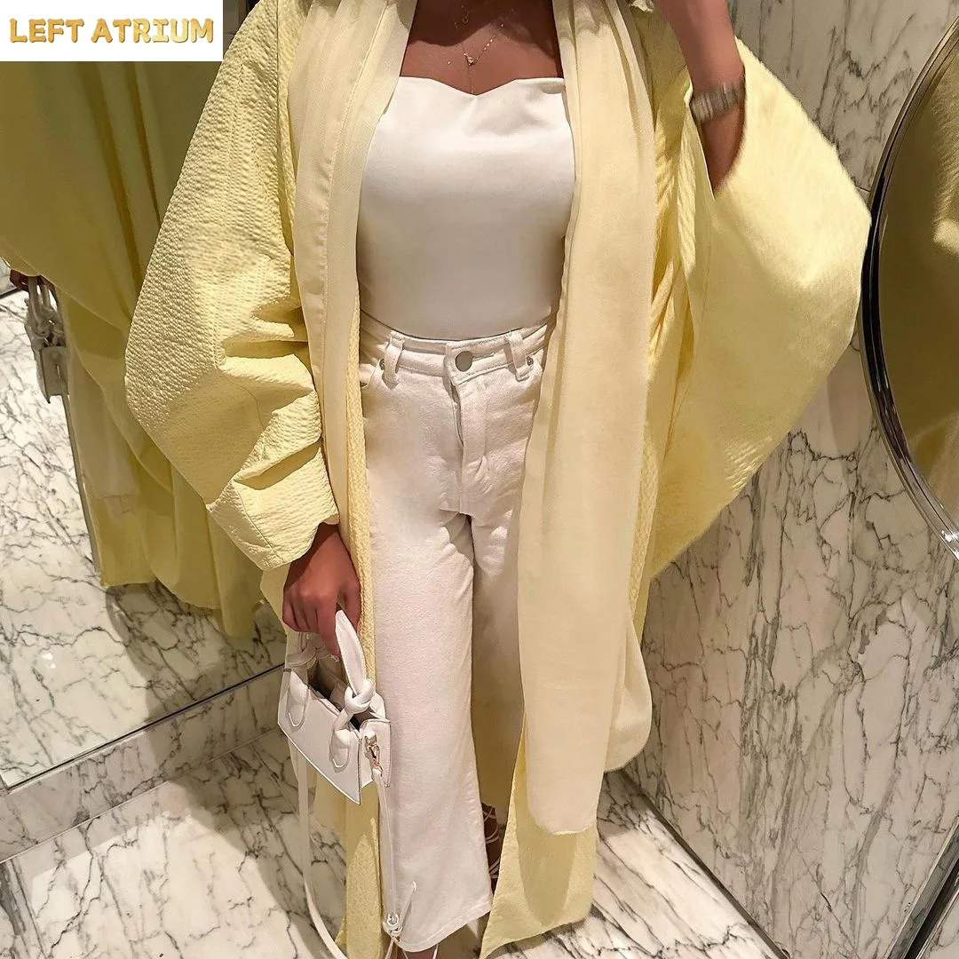 Yellow Abayas for Women 2025 Modest Muslim Dress Kimono Open Abaya Dubai Kaftan Turkey Robe Eid Djellaba Islamic Jalabiya Caftan 1