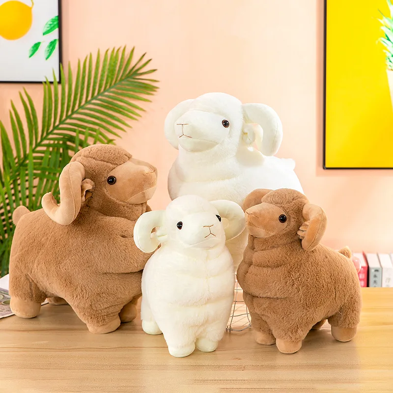 

Украшение для дома Милые Детские Плюшевые игрушки Мягкая Коза мягкие куклы детские куклы подарки на день рождения диван подушки для сна