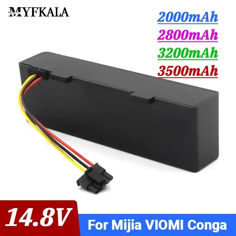 

STYTJ02YM 14.8V 2600mah 3200mah For Xiaomi Mop Pro Robot Vacuum Cleaner Replacement Battery For Yunmi MVVO1-JG Haier JX37