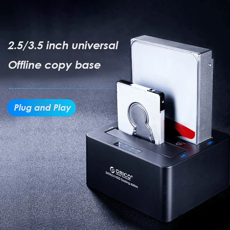 

Док-станция ORICO для жестких дисков 3,0 дюйма, SATA на USB 2,5
