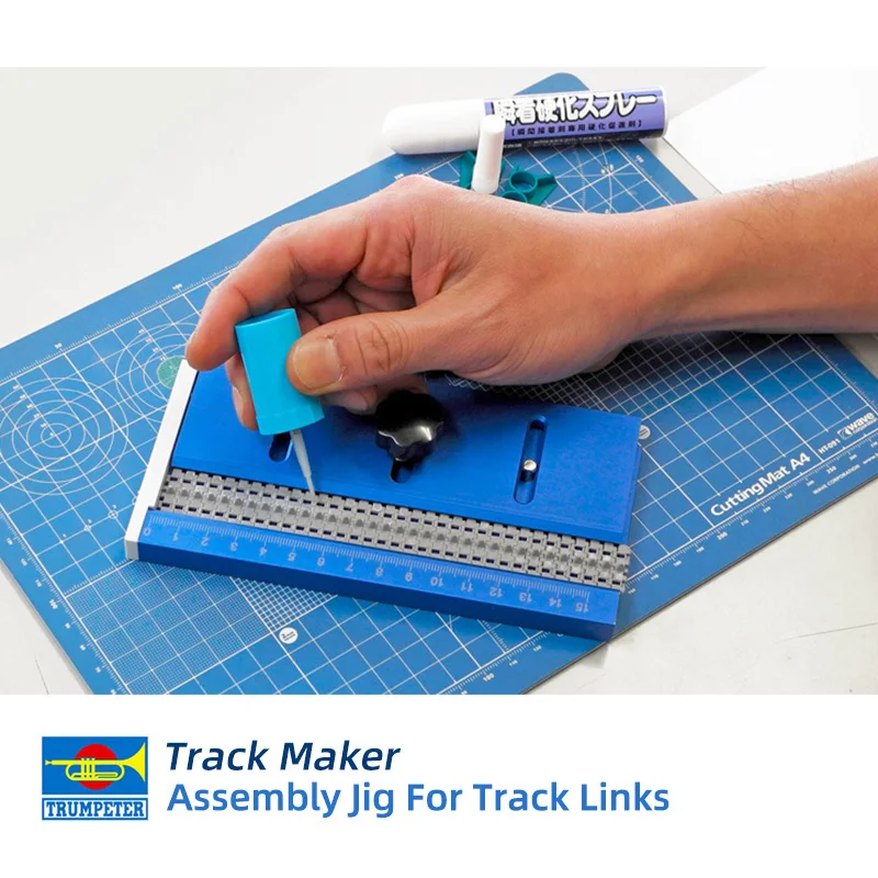 Model Assembly Jig For Track Links Track Maker Fast track assembly Hobby Tanks Chariot model building tools model tools