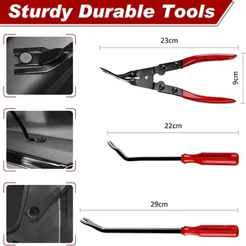 Automotive Tools Car Interior Disassembly Blades Kit Door Panel Trim Removal Repair Plastic Clips Puller Diy Workshop Tool 5