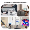Black Magnetic Metal Stand 360° Rotatable Holder for Portable Monitor, iPad & iPhone Displays,  Stable 3KG Bracket 6