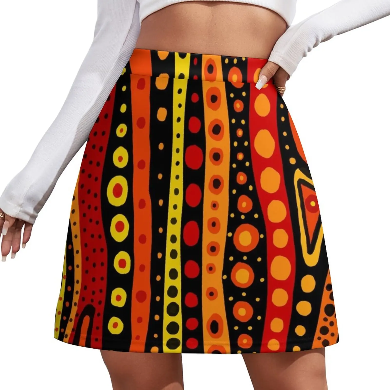 

Solar Flair Mini Skirt korean women's clothes Summer skirt korean style women clothing