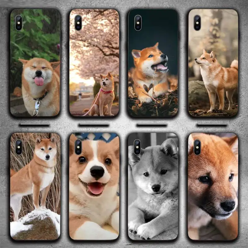 Чехол для телефона Corgi Shiba inu Dog с милыми животными iphone 12 11 13 7 8 6 s plus x xs xr pro max mini |