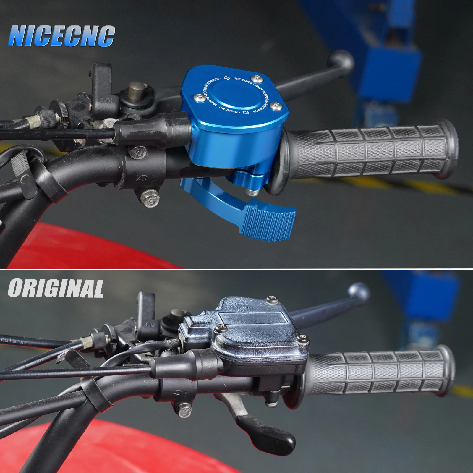 For Warrior350 Thumb Throttle Assembly For Yamaha Raptor 700 700R