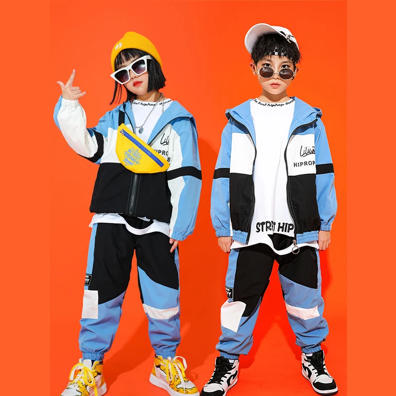 Jazz Dancing Costume Children Loose Hiphop Dance Performance Clothes