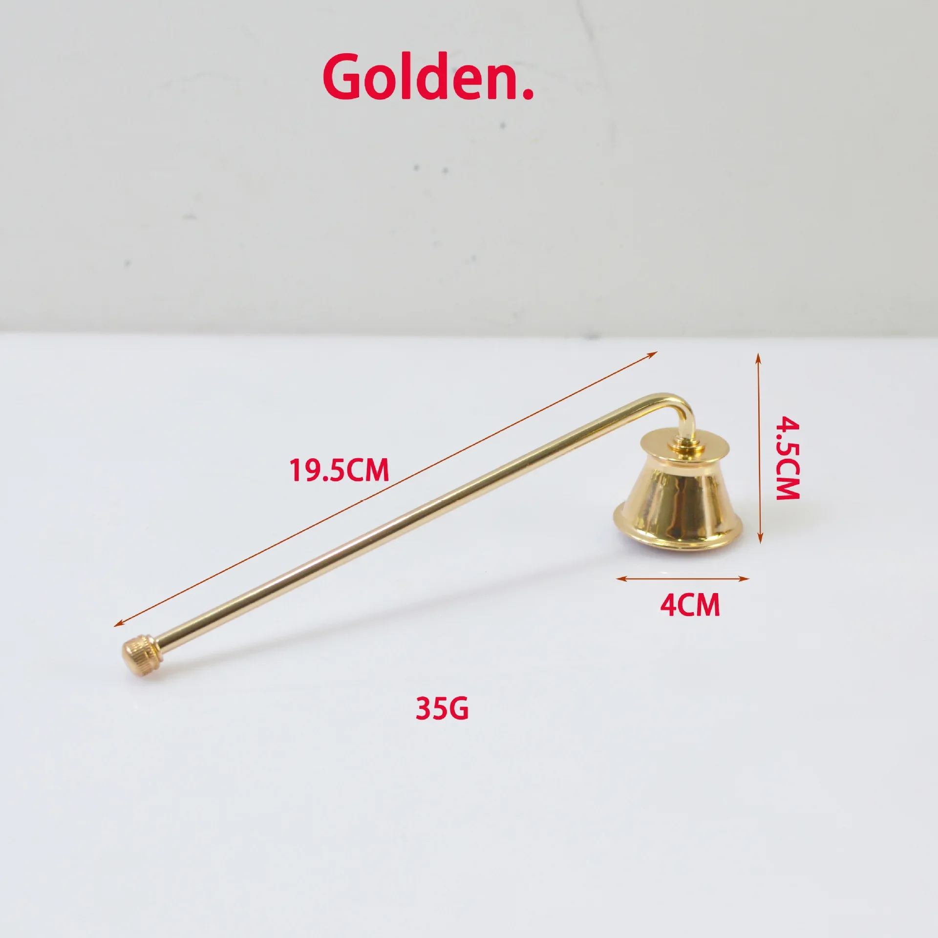 Campana Spegni Candele In Metallò Con Manico Lungo - Estingui Fiamme Senza Fumo - Foto 5