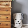 Large Cotton and Linen Laundry Bag Clothes Toys Storage Bag Printing Fabric Drawstring Duffle Bag Dirty Clothes Organizer Bags 6
