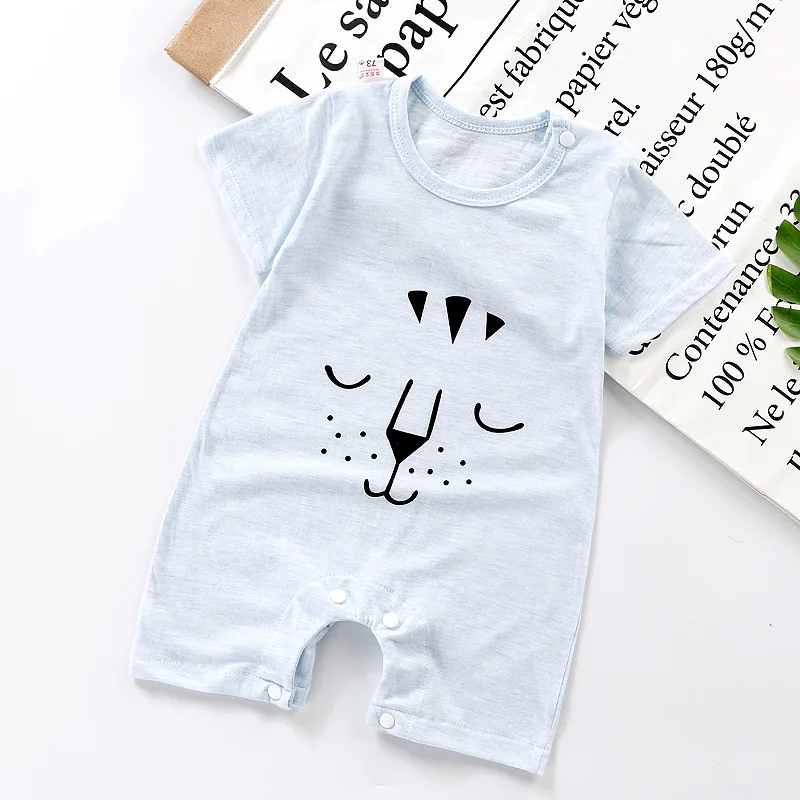 Baby Rompers Infant Toddler Bodysuit Cotton Newborn Baby Boys Girls Pajamas Thin Cartoon Baby Clothes Wholesale best Baby Bodysuits