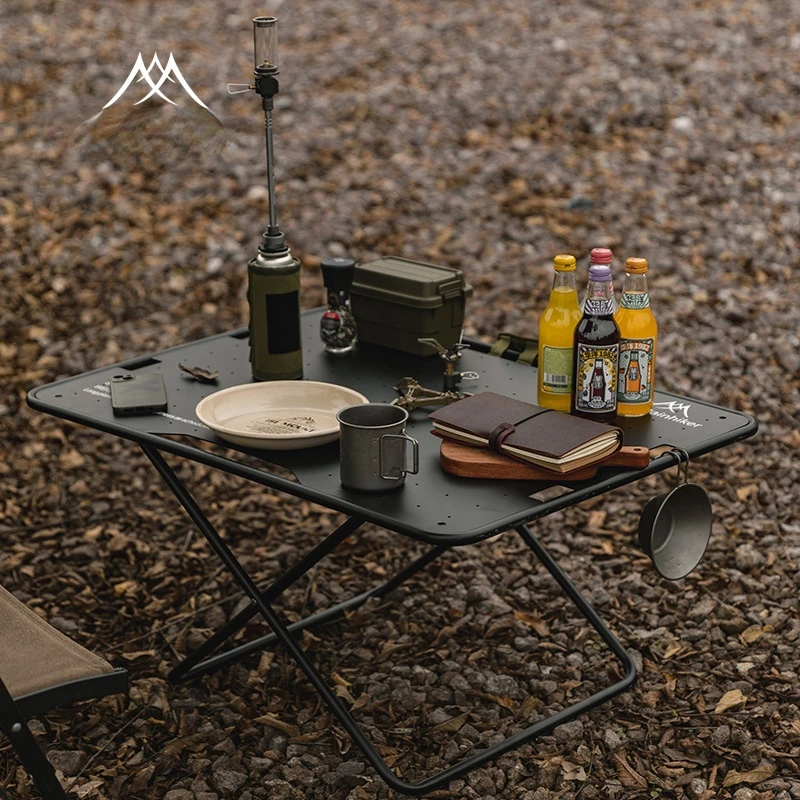 Outside Camping Table Picnic Basket Computer Storage Camping Table Coffee Naturehike Lightweight Salon De Jardin Patio Furniture