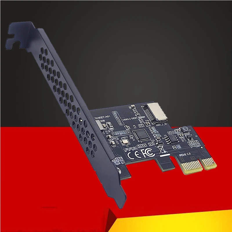 

Дополнительная Расширительная карта, PCI Express 2,0, X1, USB 3,2, USB 3,1 Gen 1, A-KEY, 5 Гб