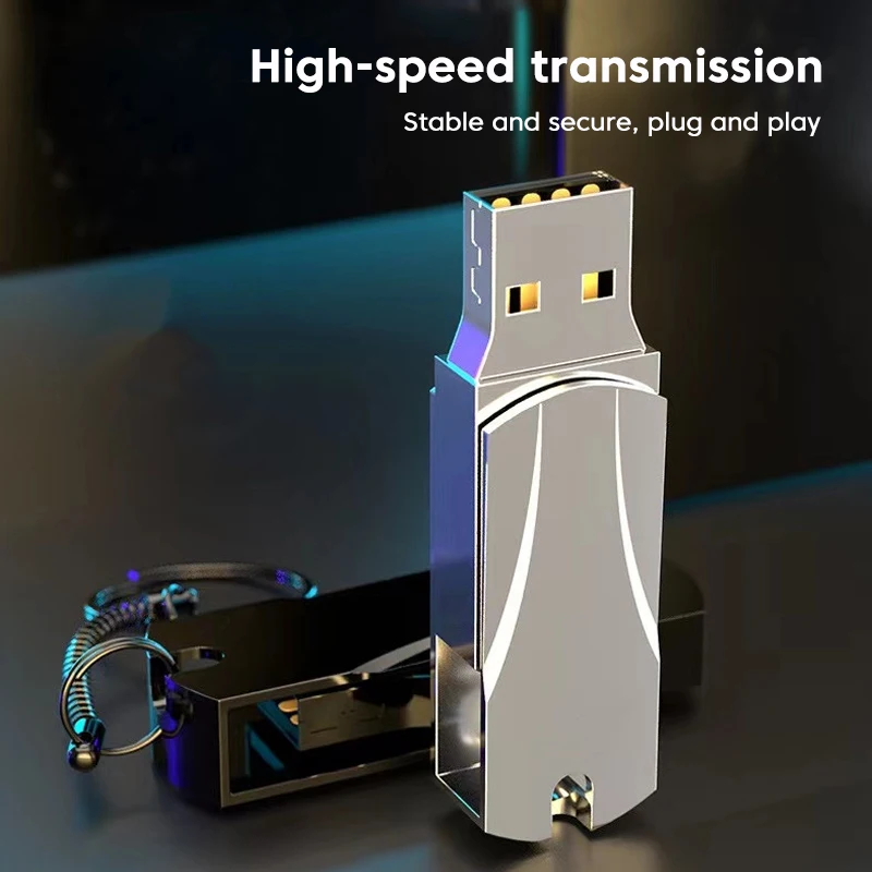 USB 3.0 펜 드라이브, 고속 플래시 메탈 펜 드라이브, 휴대용 방수 U 디스크 스틱, 미니 SSD 메모리 펜, 16TB, 8TB, 4TB, 신제품