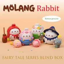 

1ps Free Shipping Korea Pop Molang Rabbit Blind Box kawai Doll Toys For Girl Gift Anime Figures Ornaments Collectible Figurines