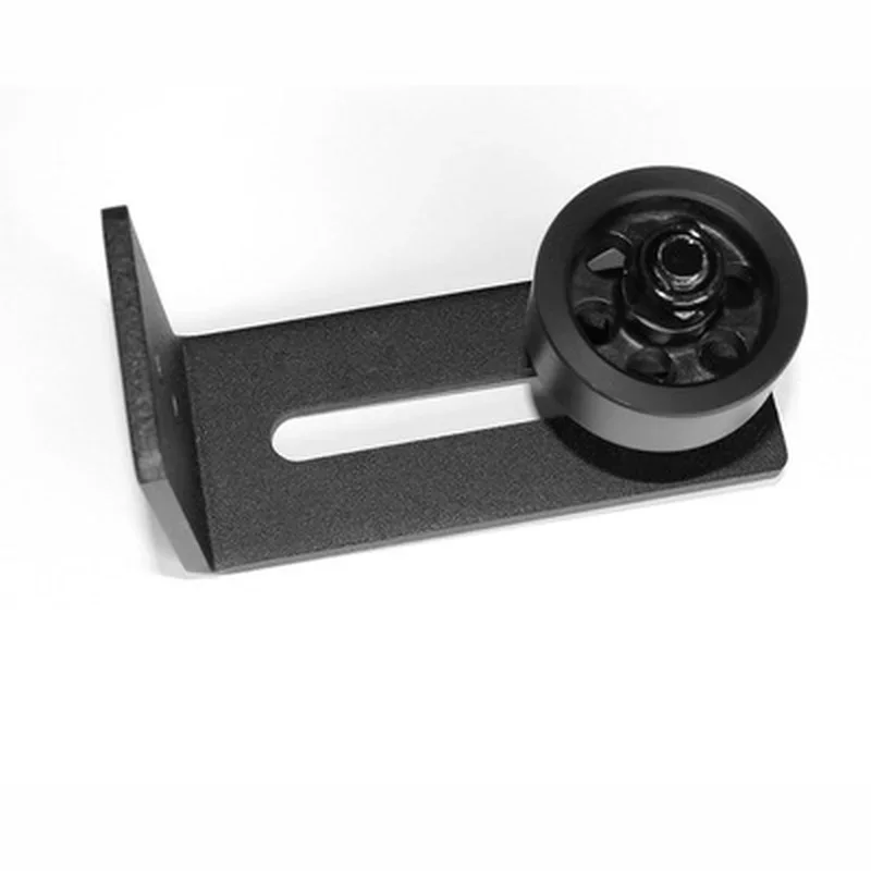 Carbon steel Adjustable Black Powder Coated Bottom Floor Guide Stay Roller Barn Door Hardware