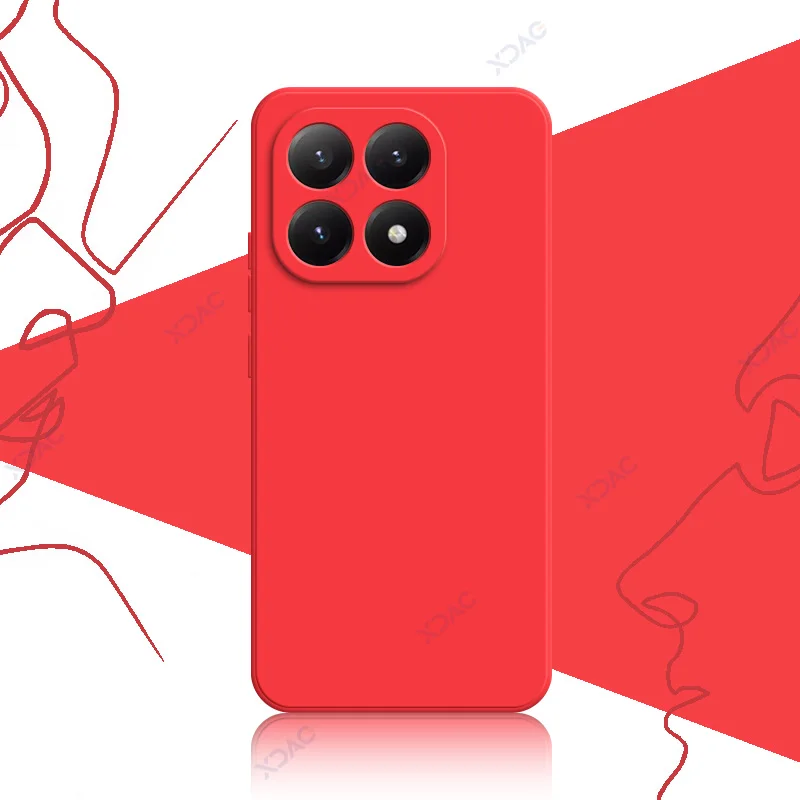 Luxury Waterproof Silicone Back Cover for Mobile Phones - Soft 360° Protection