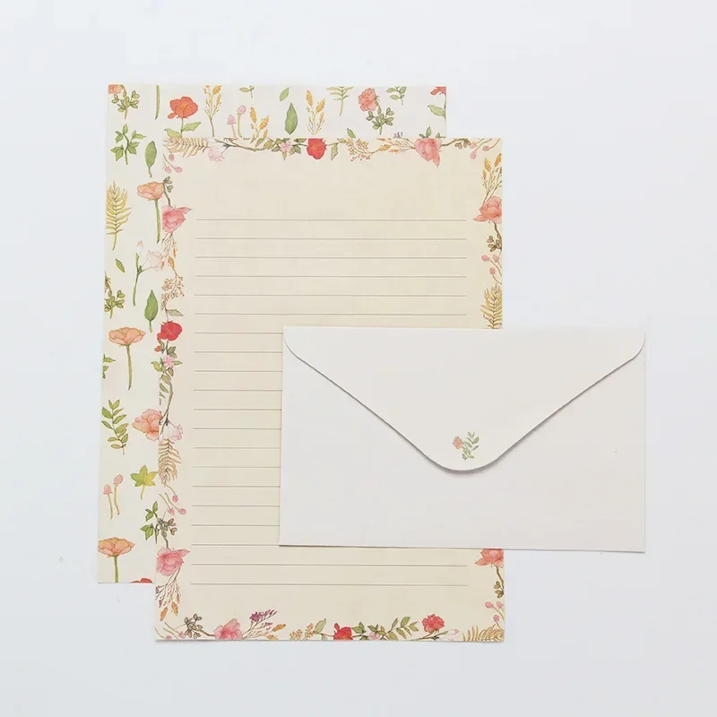9pcs Envelopes Set DIY Postcard Wedding Invitation Card kraft paper envelopes window envelopes mailing envelopes mini envelopes