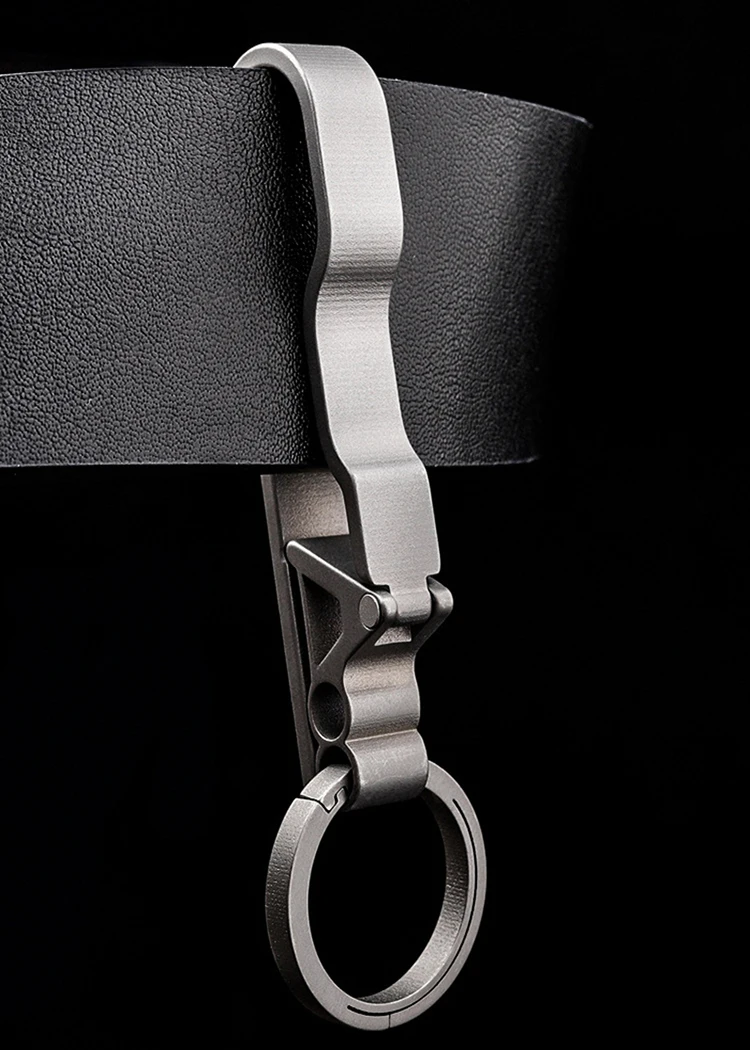 Men Super Light Super Durable Waist Hanging CAR Key Chain High Quality Titanium Alloy Belt Keychain Key Ring Best Gifts For Men