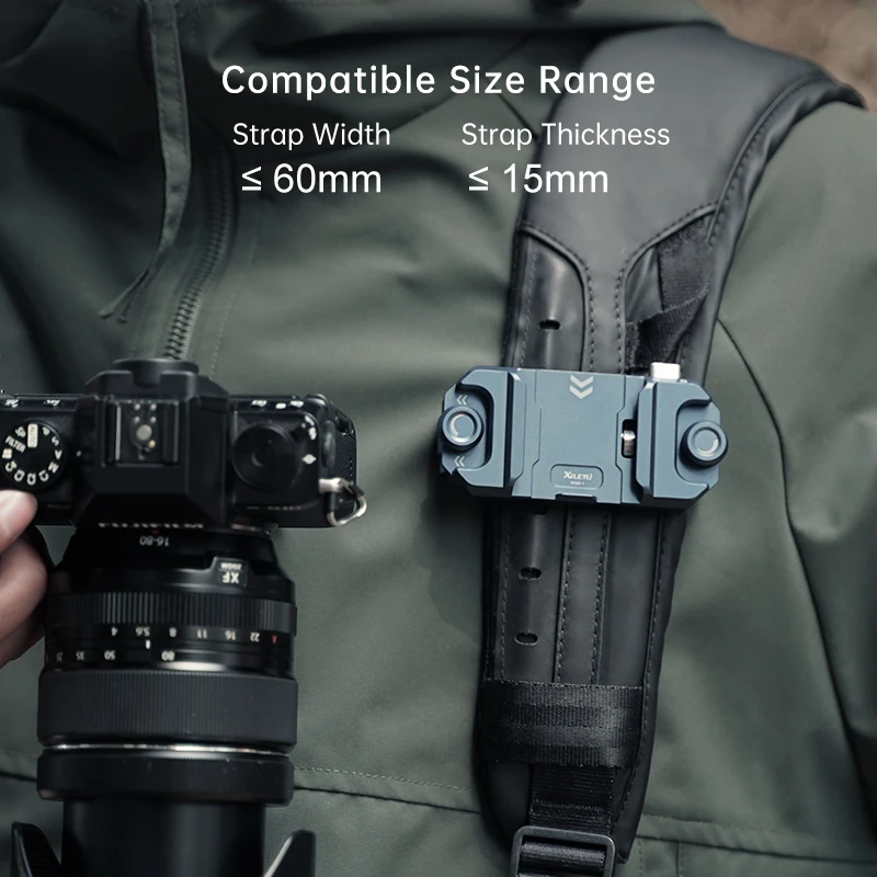 XILETU XQD1 Camera Capture Clip Arca Swiss Quick Release Plate Clamp Quick Switch Tripod Slider Mount Adapter camera clamp camera tripod plate camera base plate camera tripod adapter tripod adapter mount camera mount plate rifle clip adapter