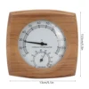 2‑In‑1 Indoor Wood Thermo‑Hygrometer Thermometer Hygrometer Steam Room Sauna Room Accessories Thermometer Hygrometer 2