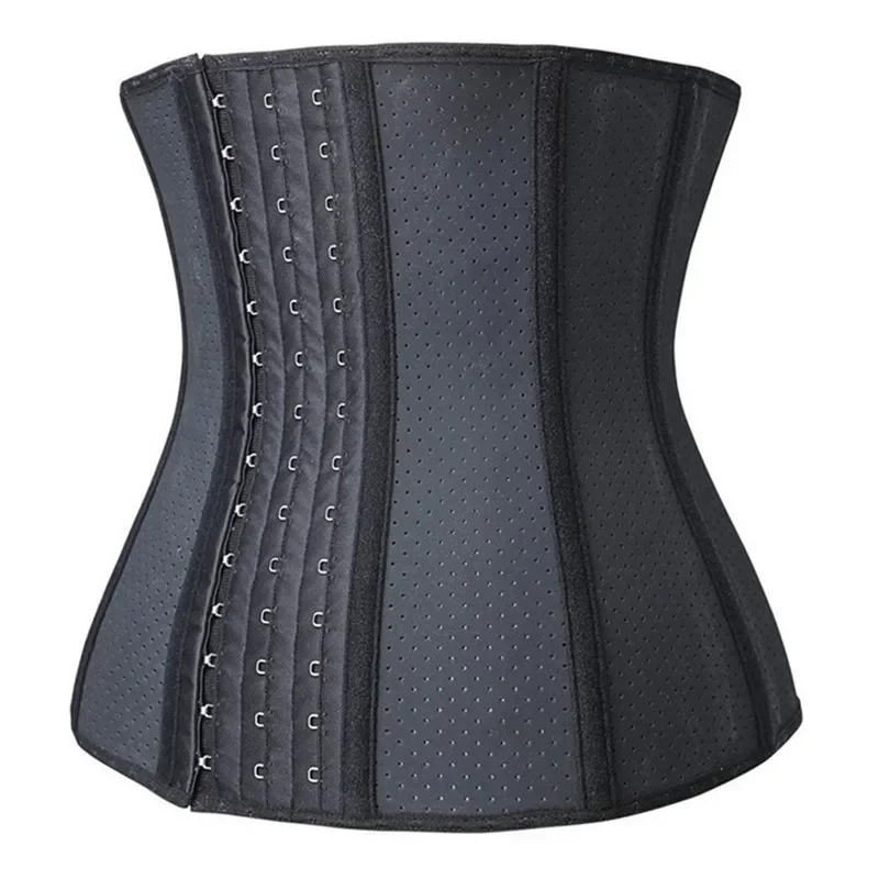 Womens Waist Trainer Cincher Body Shaper Underwear Lingerie Tummy Slim Belt Postpartum Control Underbust Steel Boned Corset