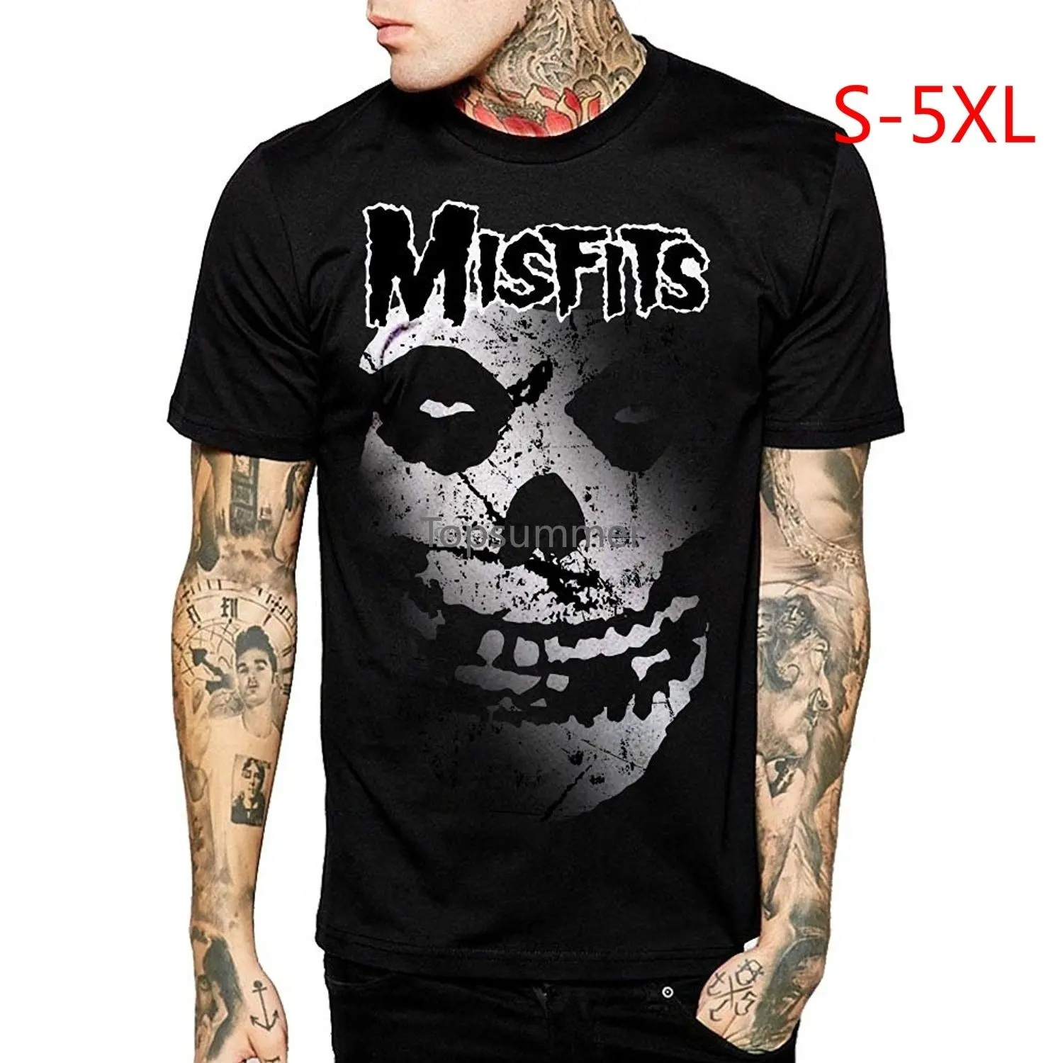 

Misfits Block On Block Men Block Cosuol T Shirt