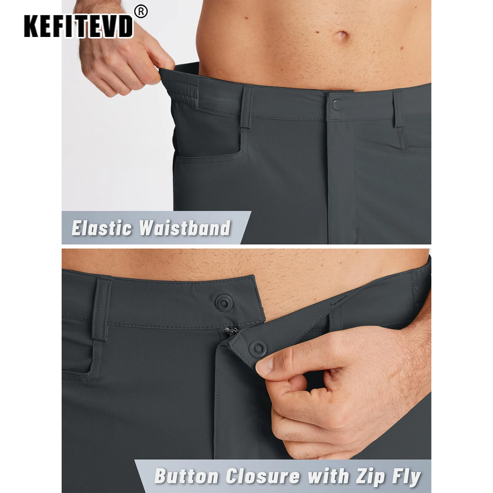 Men Hiking Shorts Men's Summer Work Cargo Shorts Outdoor Wear-resistant Fishing Climbing