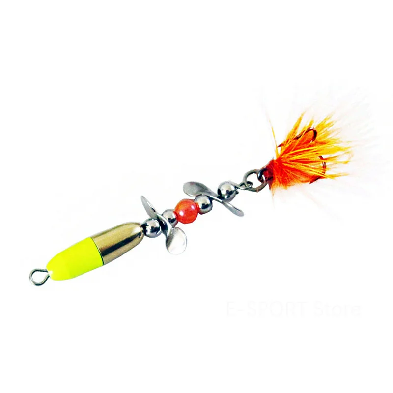 Lot De 2 Appâts Cuillère Spinner Métal Pêche Aux Leurres - 54 Mm - Noir & Or Rose - Attractif En Mer