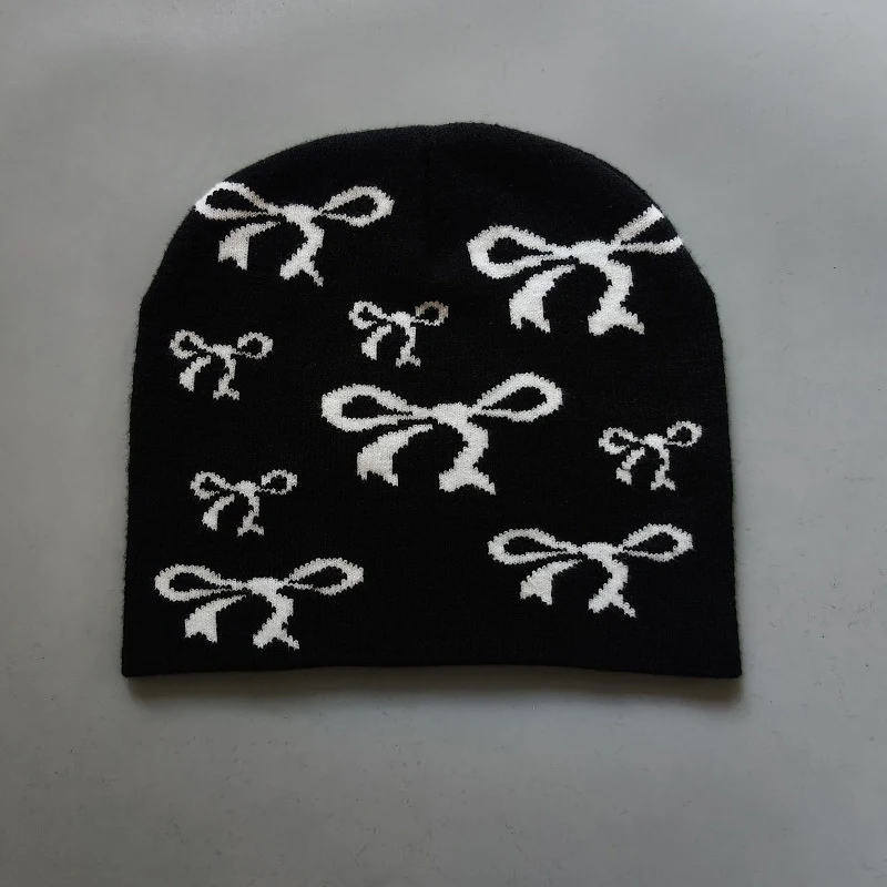 Winter Herbst Warme Mützen Frauen Männer Y2K Stern Muster Outdoor Schädeldecke Skifahren Hut Kalten Hut Hip Hop Radfahren Stricken Gorras Geschenk – Detail 24
